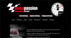 Desktop Screenshot of meca-passion.net